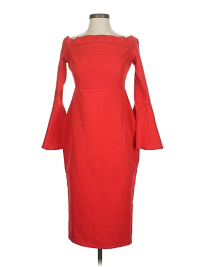Pre-owned Missguided Cocktail Dress In Red