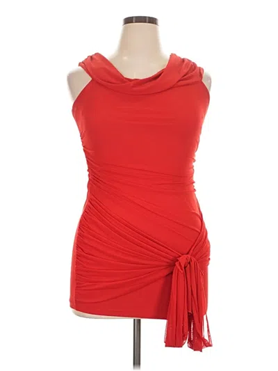 Pre-owned Missguided Cocktail Dress In Red