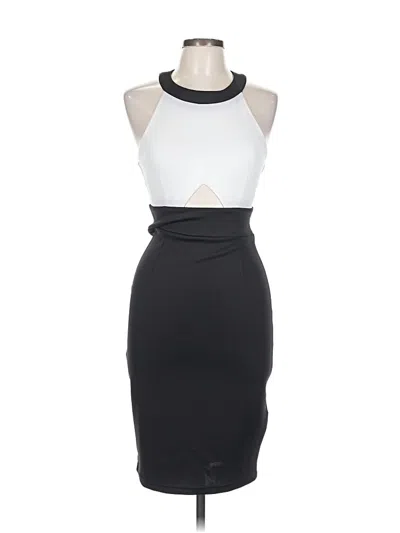 Pre-owned Missguided Cocktail Dress In White