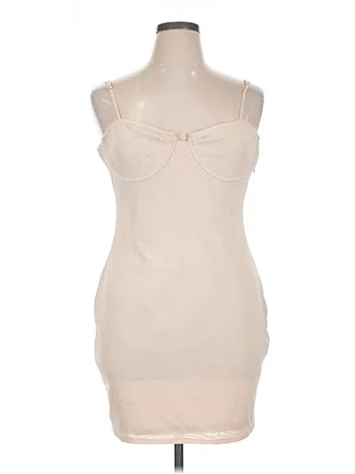 Pre-owned Missguided Cocktail Dress In White