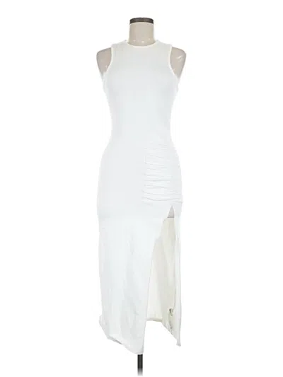 Pre-owned Missguided Cocktail Dress In White