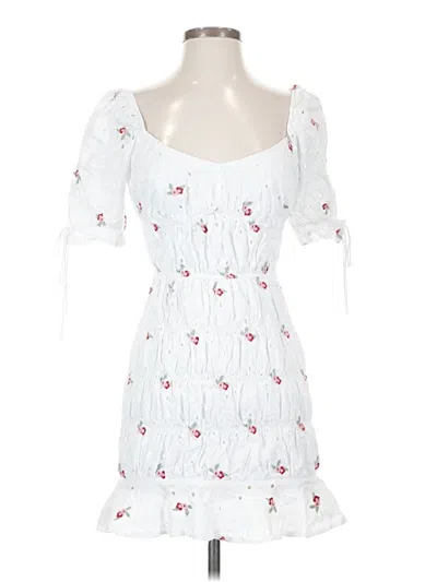 Pre-owned Missguided Cocktail Dress In White
