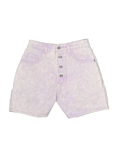 Pre-owned Missguided Denim Shorts In Purple