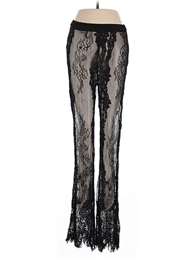 Pre-owned Missguided Dress Pants In Black
