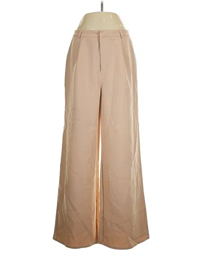 Pre-owned Missguided Dress Pants In Brown