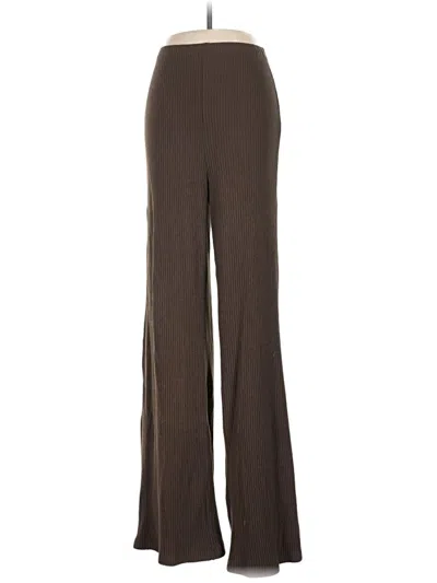 Pre-owned Missguided Dress Pants In Brown