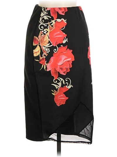 Pre-owned Missguided Formal Skirt In Black