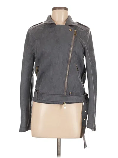Pre-owned Missguided Jacket In Gray