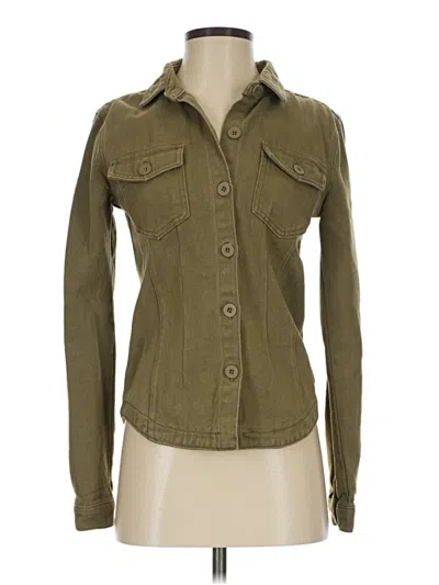 Pre-owned Missguided Jacket In Green