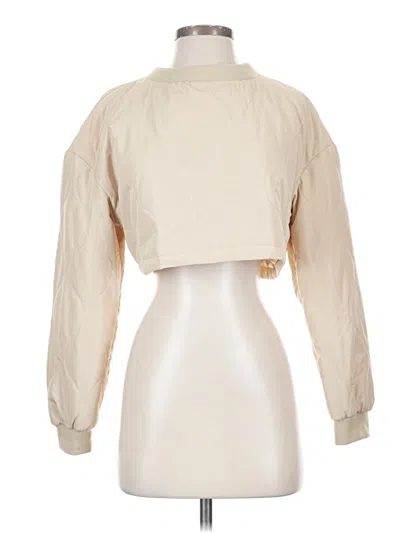 Pre-owned Missguided Jacket In Ivory