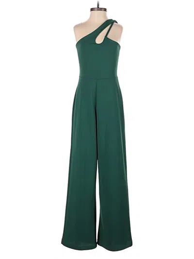 Pre-owned Missguided Jumpsuit In Green