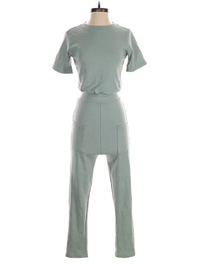 Pre-owned Missguided Jumpsuit In Green