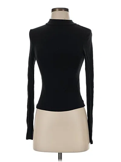 Pre-owned Missguided Long Sleeve Turtleneck In Black