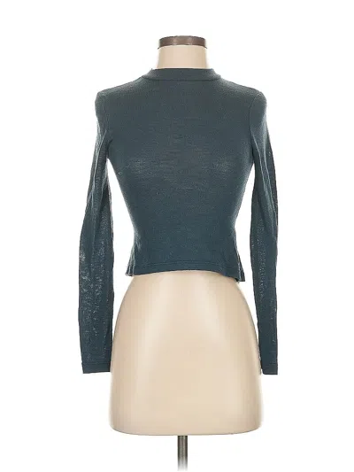 Pre-owned Missguided Long Sleeve Turtleneck In Blue