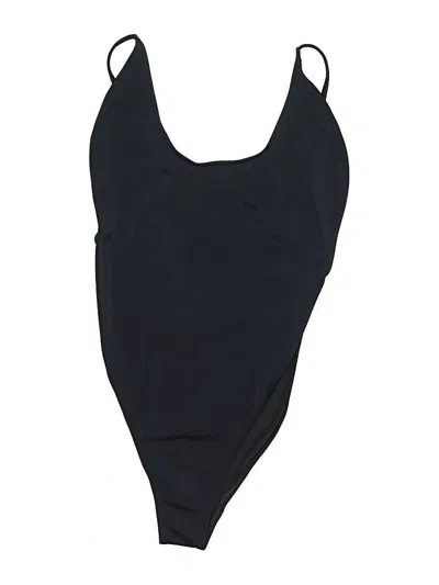 Pre-owned Missguided One Piece Swimsuit In Black