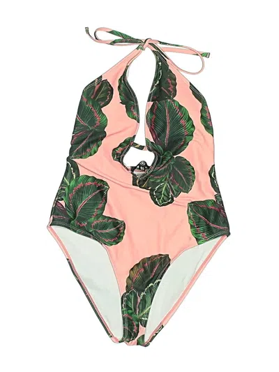 Pre-owned Missguided One Piece Swimsuit In Pink