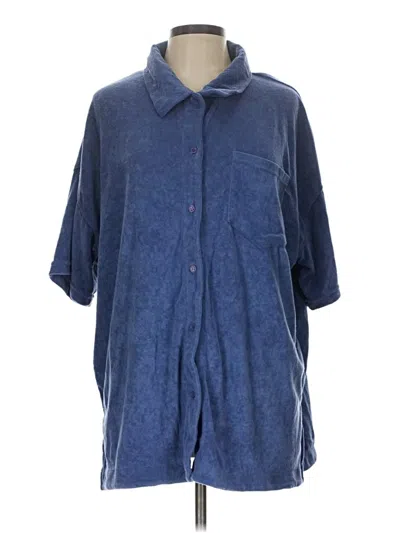 Pre-owned Missguided Poncho In Blue