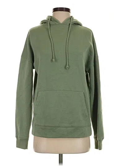 Pre-owned Missguided Pullover Hoodie In Green