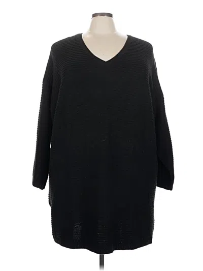 Pre-owned Missguided Pullover Sweater In Black