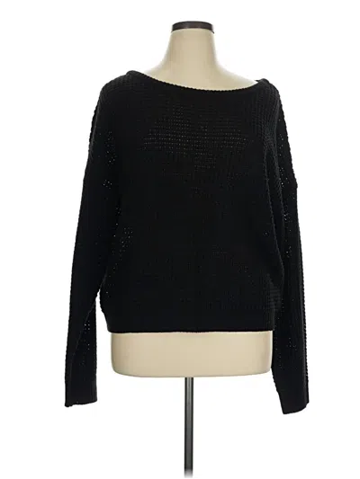Pre-owned Missguided Pullover Sweater In Black