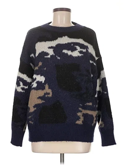 Pre-owned Missguided Pullover Sweater In Blue