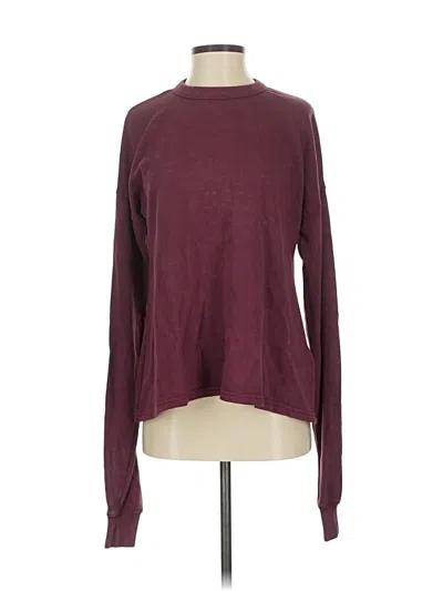 Pre-owned Missguided Pullover Sweater In Burgundy