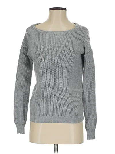 Pre-owned Missguided Pullover Sweater In Gray