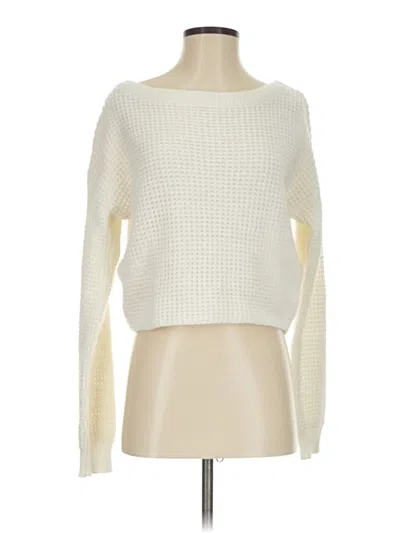 Pre-owned Missguided Pullover Sweater In Ivory