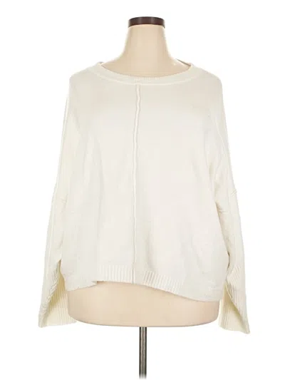 Pre-owned Missguided Pullover Sweater In Ivory