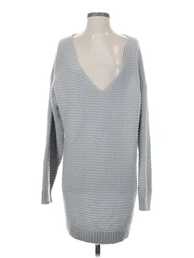 Pre-owned Missguided Pullover Sweater In Silver