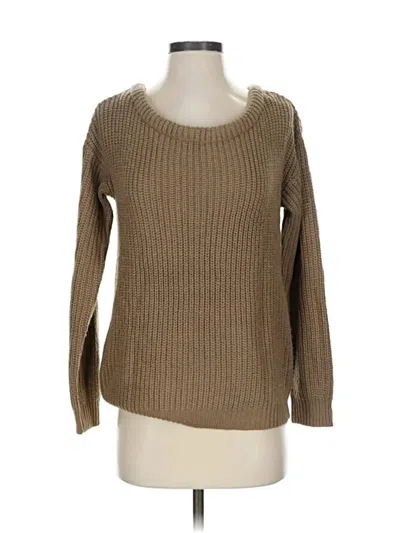 Pre-owned Missguided Pullover Sweater In Tan