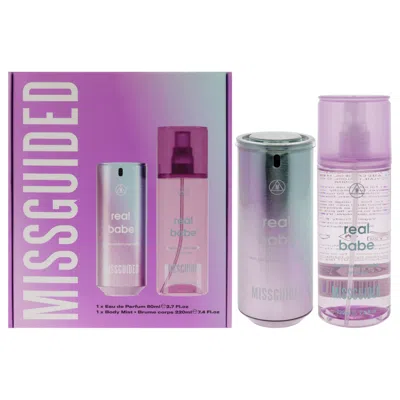Missguided Real Babe By  For Women - 2 Pc Gift Set 2.7oz Edp Spray, 7.4oz Body Mist In Multi