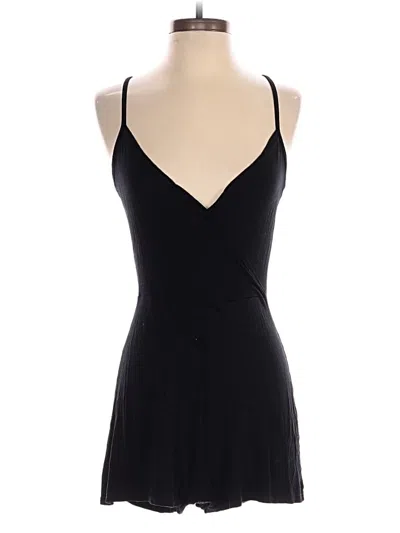 Pre-owned Missguided Romper In Black