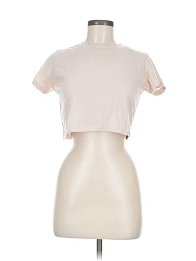 Pre-owned Missguided Short Sleeve T-shirt In Pink