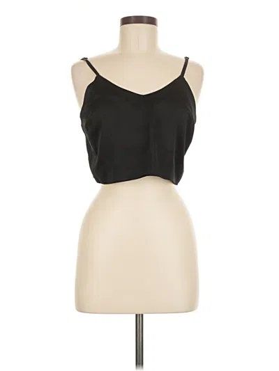 Pre-owned Missguided Sleeveless Blouse In Black