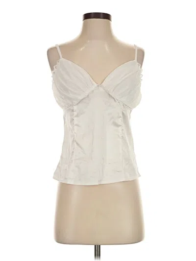 Pre-owned Missguided Sleeveless Blouse In Ivory