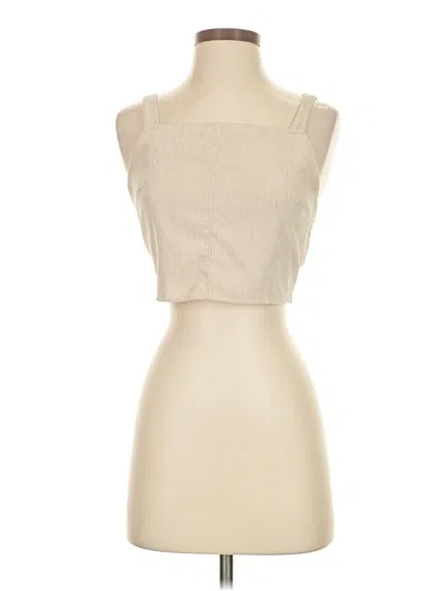 Pre-owned Missguided Sleeveless Blouse In White