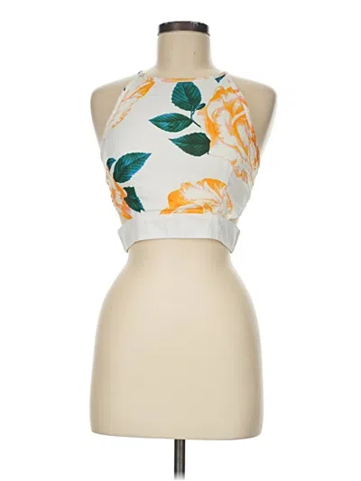 Pre-owned Missguided Sleeveless Blouse In White