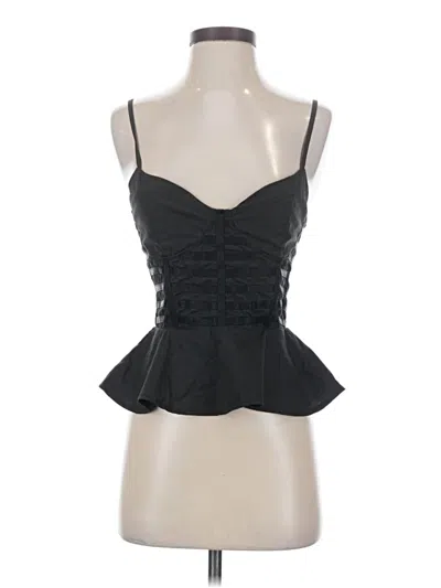 Pre-owned Missguided Sleeveless Top Black Strapless Neckline Tops