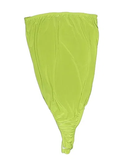 Pre-owned Missguided Sleeveless Top Green Cowl Neck Tops