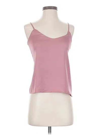 Pre-owned Missguided Sleeveless Top Pink Sweetheart Neckline Tops