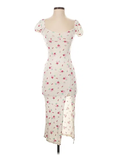 Pre-owned Missguided Sleeveless T-shirt In Ivory