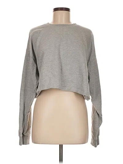 Pre-owned Missguided Sweatshirt In Gray