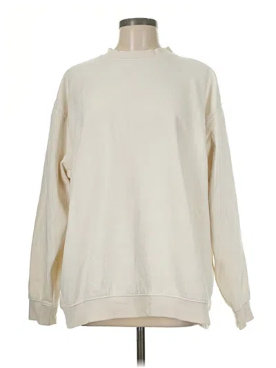 Pre-owned Missguided Sweatshirt In Ivory