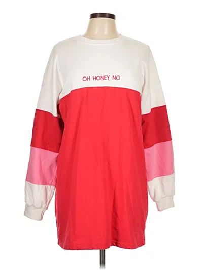 Pre-owned Missguided Sweatshirt In Red