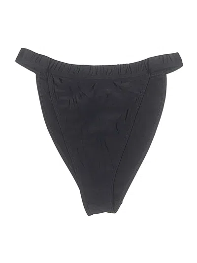 Pre-owned Missguided Swimsuit Bottoms In Black