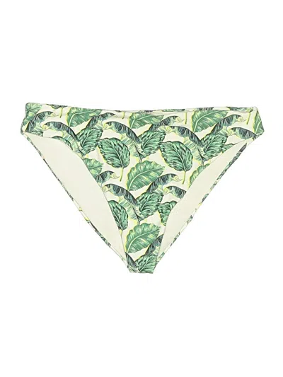 Pre-owned Missguided Swimsuit Bottoms In Green