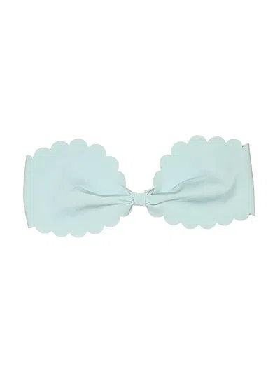 Pre-owned Missguided Swimsuit Top Blue Swimwear