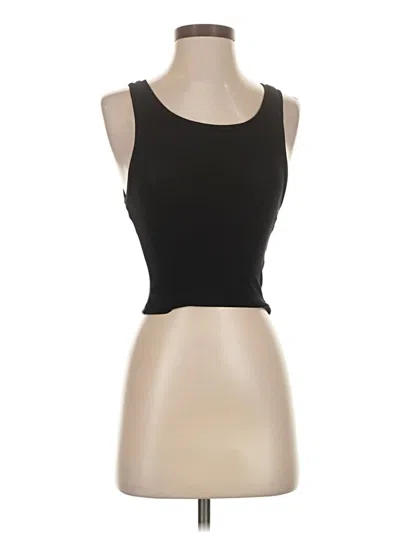Pre-owned Missguided Tank Top Black Strapless Neckline Tops