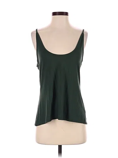 Pre-owned Missguided Tank Top Green Strapless Neckline Tops